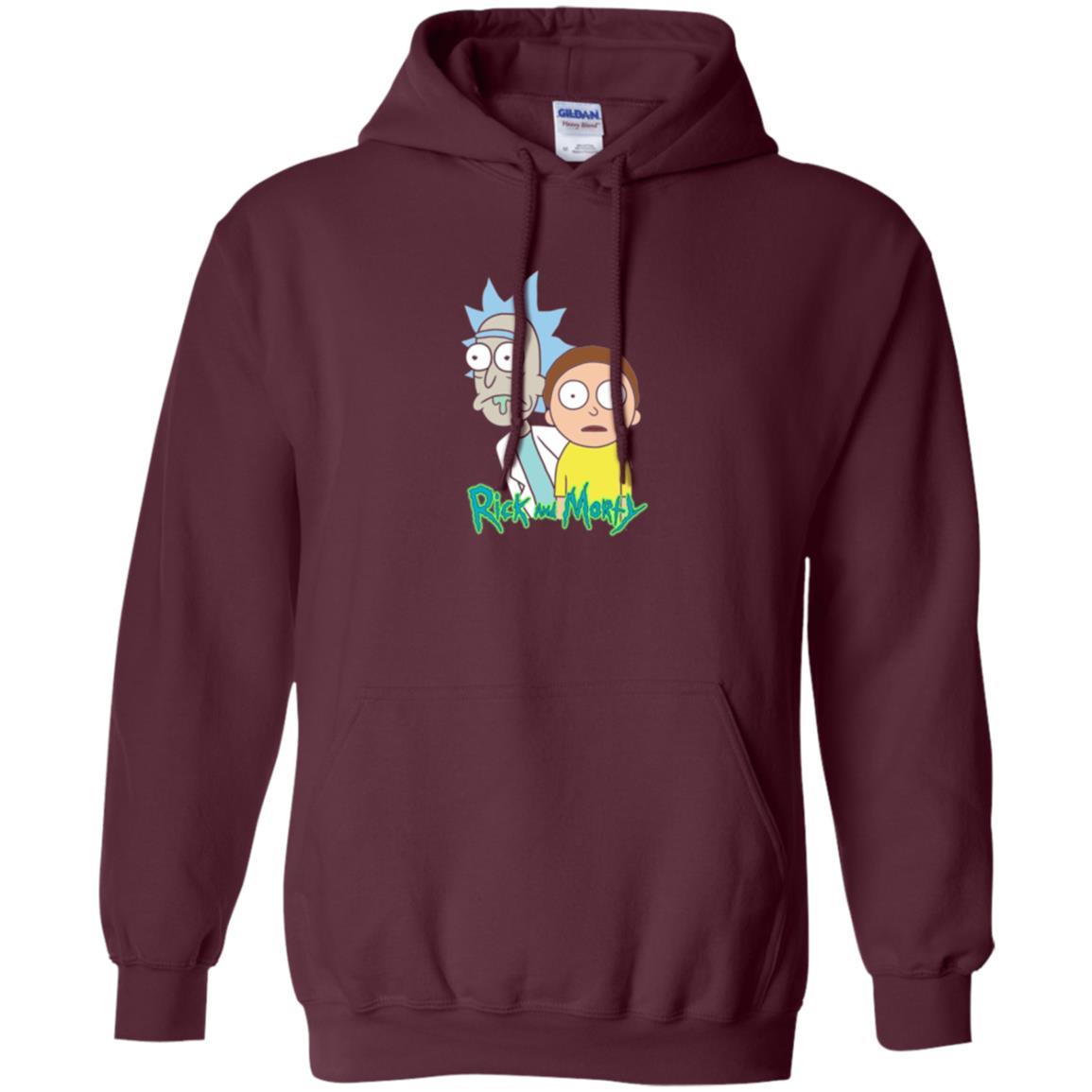 Film T-shirt Rick And Morty Stunned Maroon