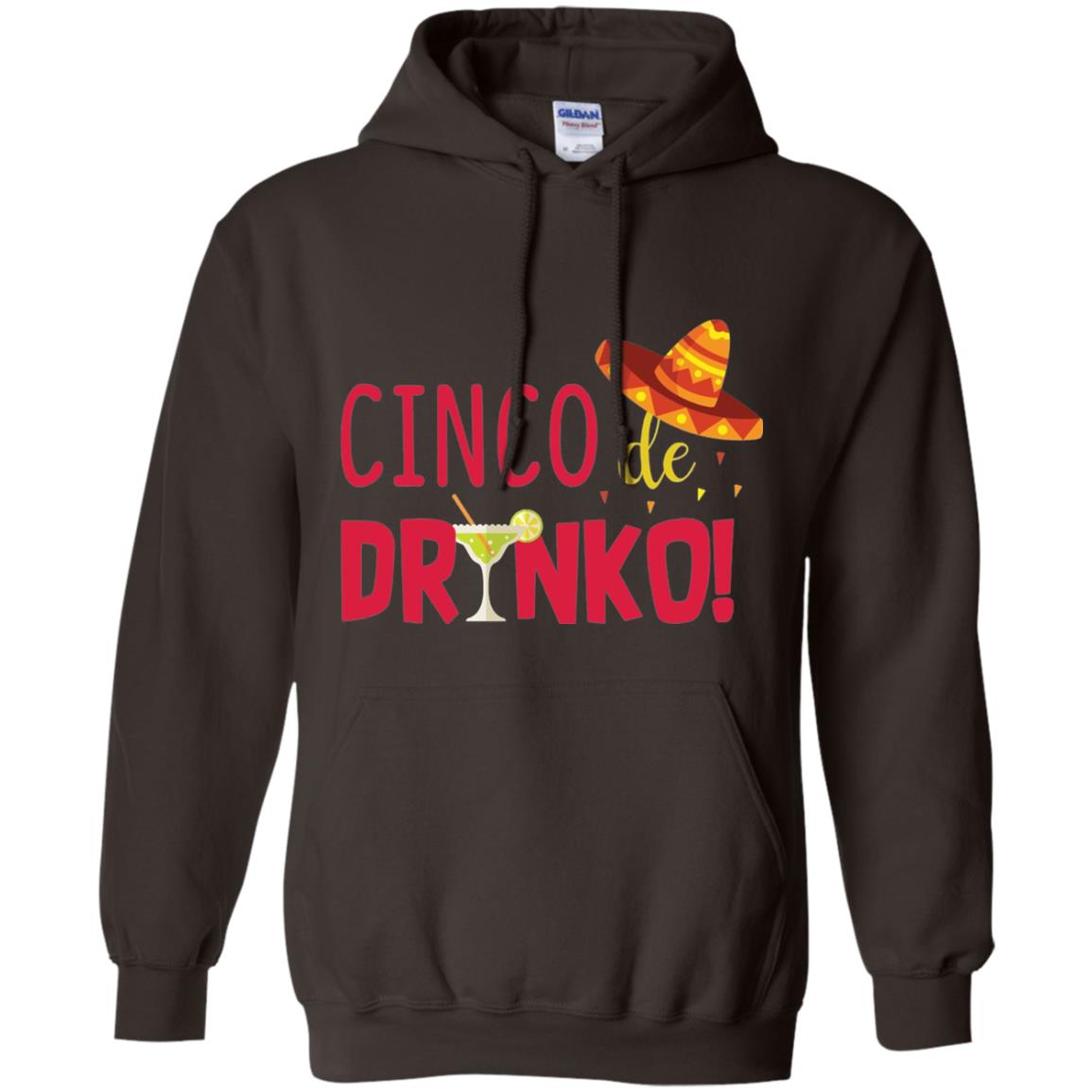 Cinco De Drinko Cinco Mayo 2018 Drinking T-shirt Dark Chocolate