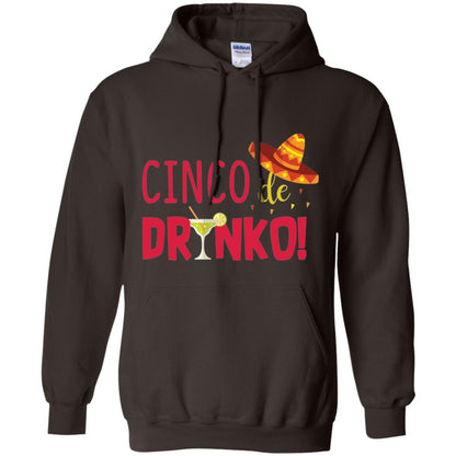 Cinco De Drinko Cinco Mayo 2018 Drinking T-shirt Dark Chocolate