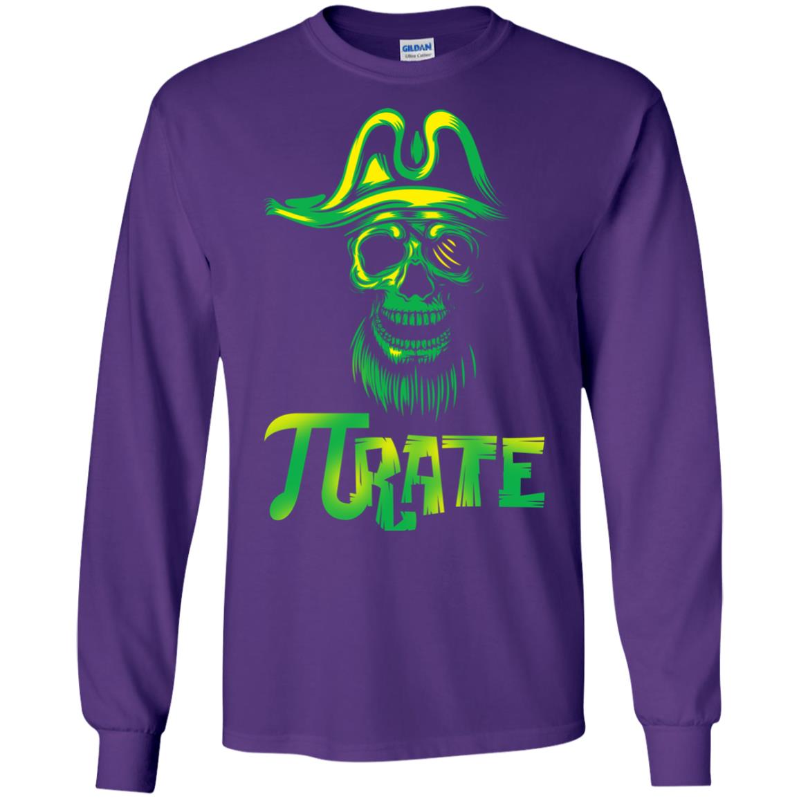 Pi Day T-shirt Funny Pirate Purple