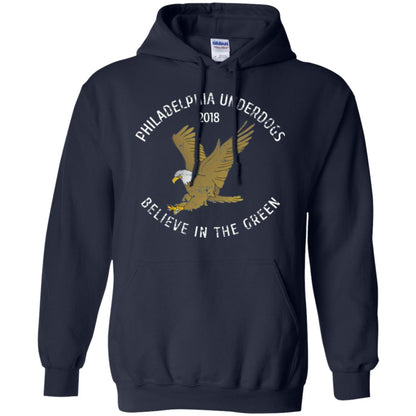 Eagle Lover T-shirt 2018 Philadelphia Underdogs Believe In The Green Navy