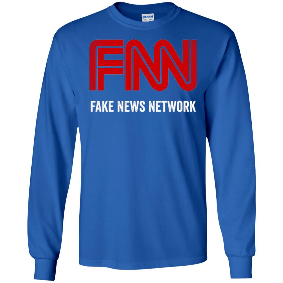 Anti Trump T-shirt Fnn The Fake News Network Royal