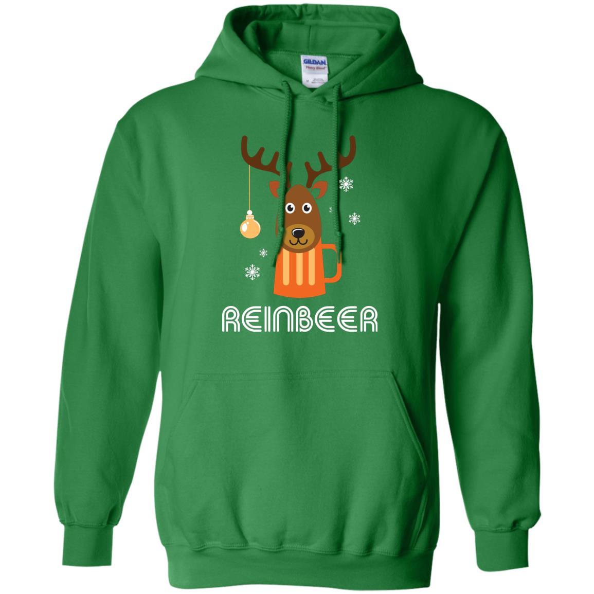 Christmas T-shirt Reinbeer Irish Green