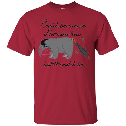 Cartoon T-shirt Could Be Worse Not Sure How But It Could Be Cardinal