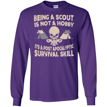 Being A Scout Is Not A Hobby T-shirt Purple