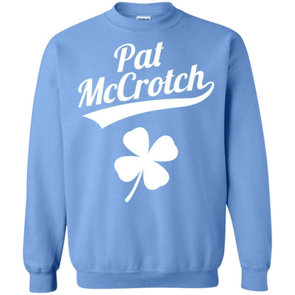 Funny Pat Mccrotch St. Patricks Shamrock T-shirt Carolina Blue