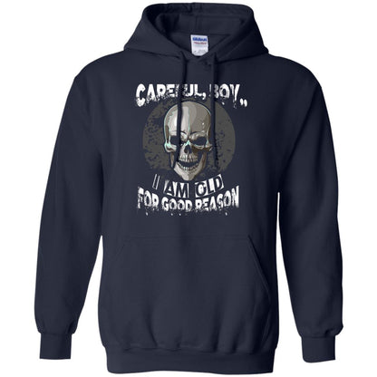 Careful Boy I Am Old For Good Reason T-shirt Navy