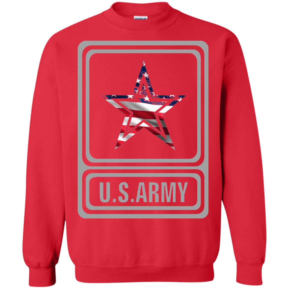 United States Army Original Us Flag T-shirt Red