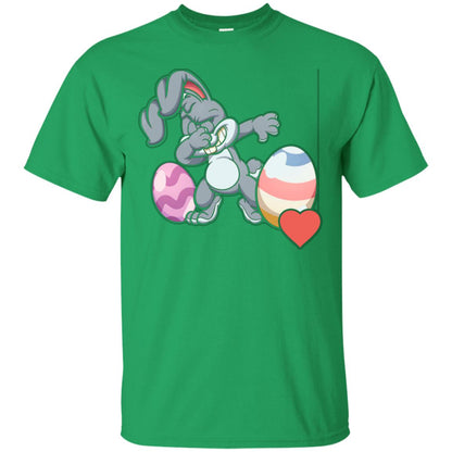 Easter Bunny Dabbing Gift Shirt Easter Holiday Irish Green