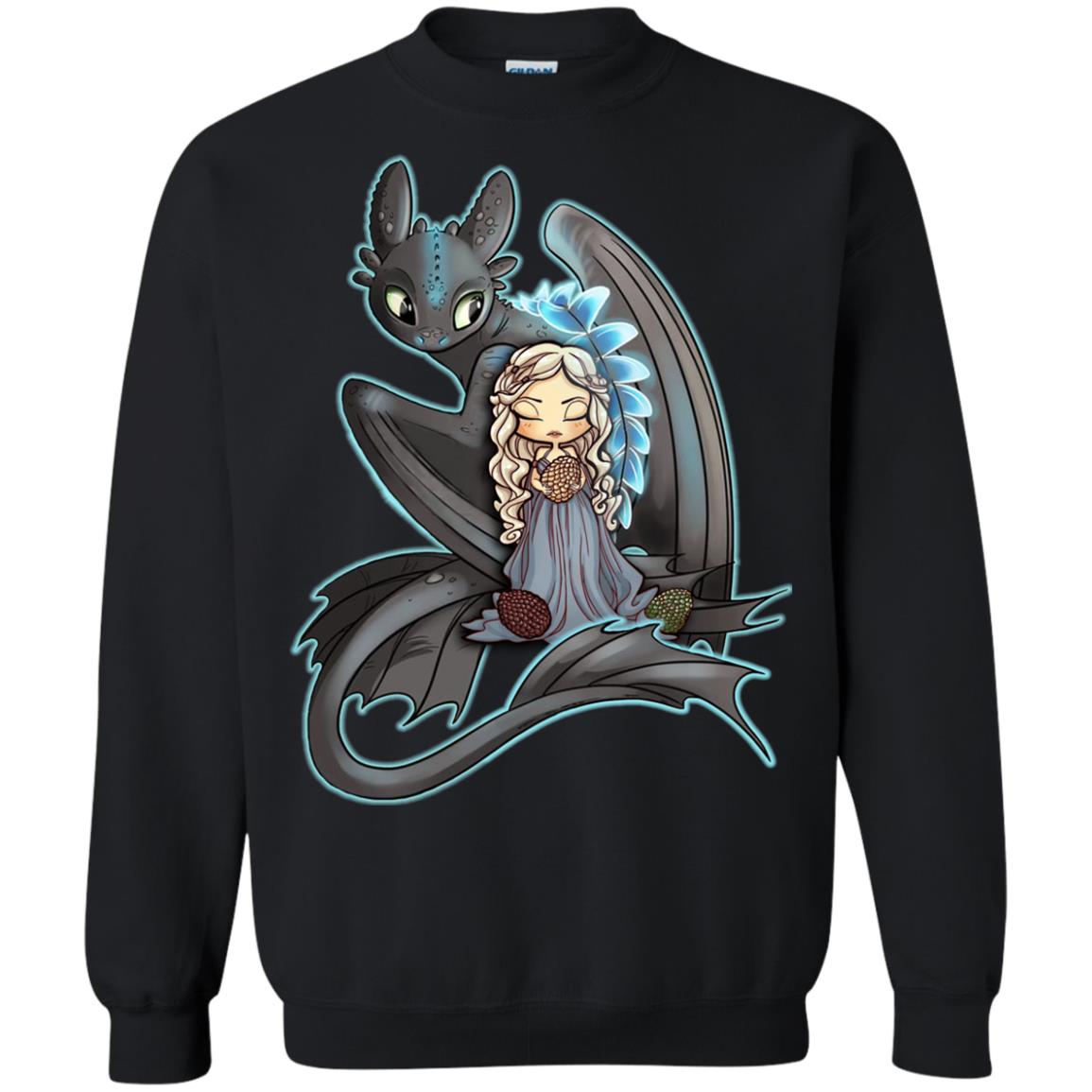 Dragon Night Fury Cartoon Shirt Black