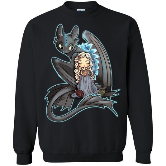 Dragon Night Fury Cartoon Shirt Black