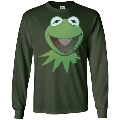 Muppets Kermit The Frog Face T-shirt Forest Green