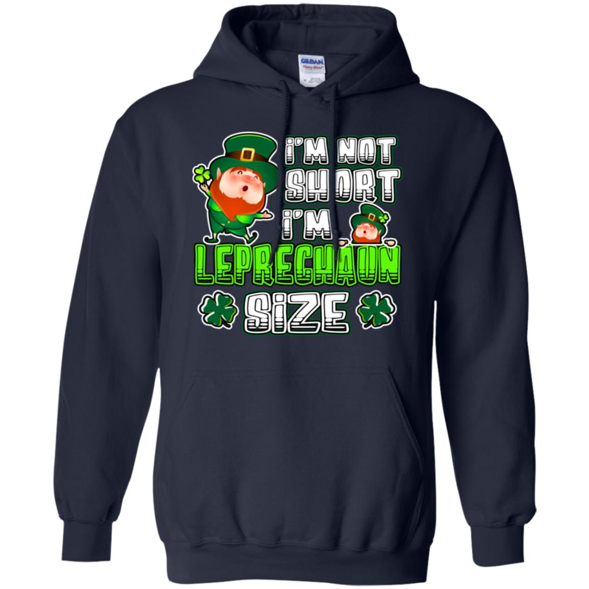 Im Not Short Im Leprechuan Size Irishman Ireland Shirt Navy