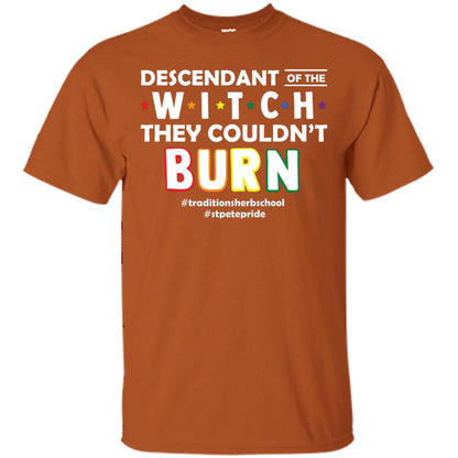 Descendant Of The Witch They Couldn_t Burn #traditionsherbschool #stpetepride Lgbt ShirtG200 Gildan Ultra Cotton T-Shirt