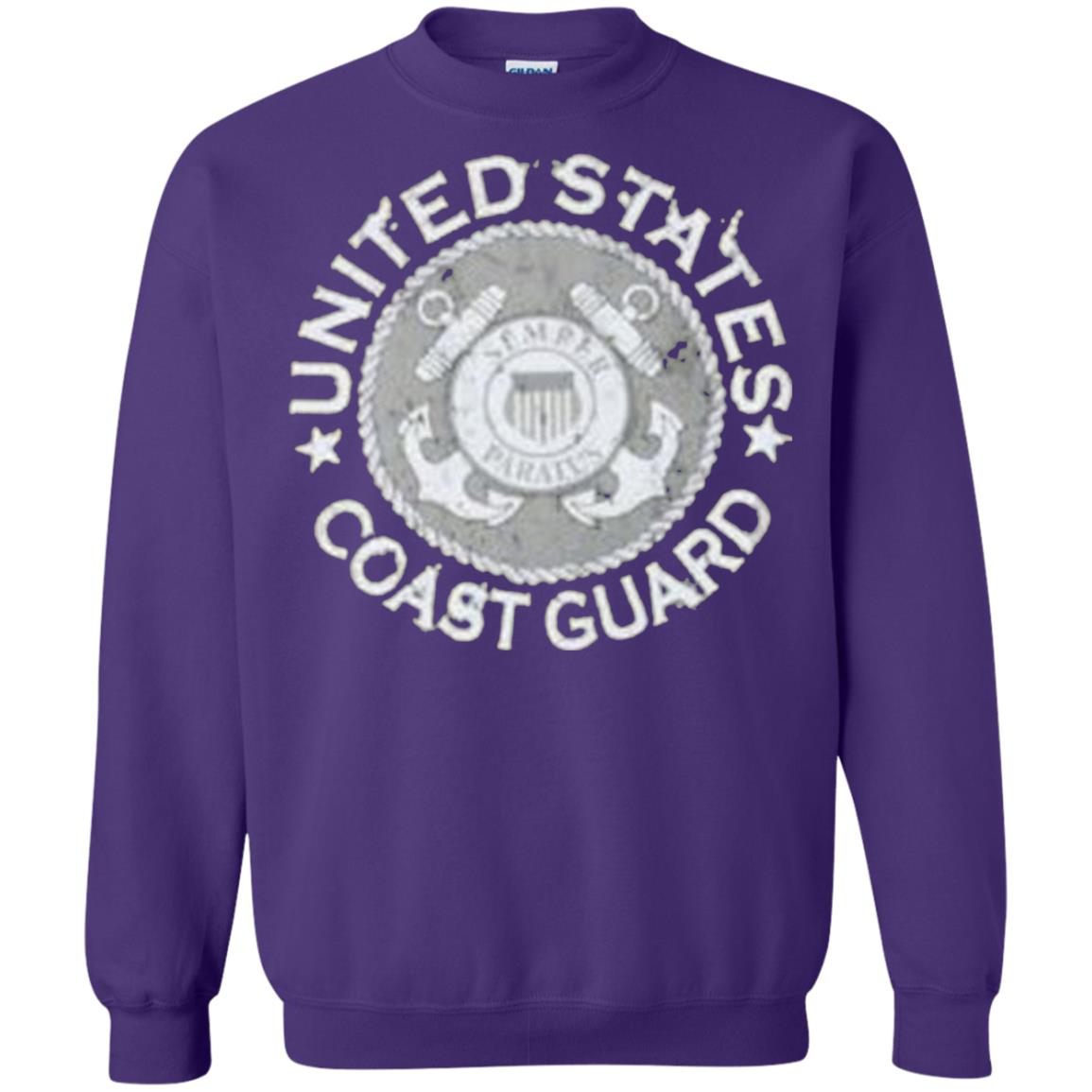 United States Coast Guard T Shirt Purple