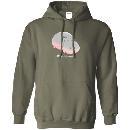 Hippo Lover T-shirt Hashtag Team Fiona Military Green