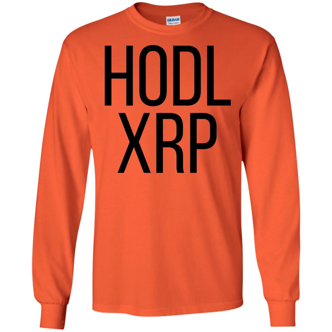 Hodl Xrp Ripple Cryptocurrency Alt Coin T-shirt Orange