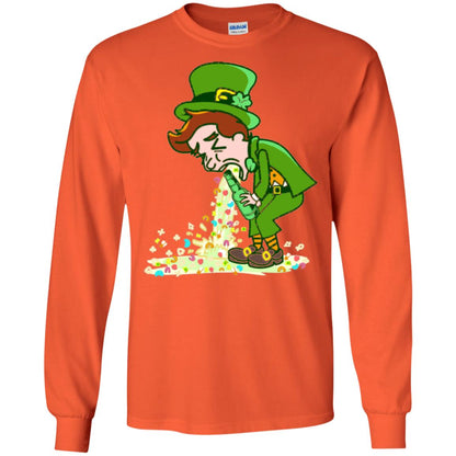 Saint Patty's Day Leprechaun St. Patricks Day T-shirt Orange
