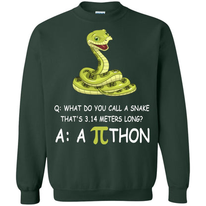 What Do You Call A Snake That's 3.14 Meters Long Shirt Forest Green