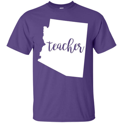 Arizona Teacher Home State Back To School Shirt Purple