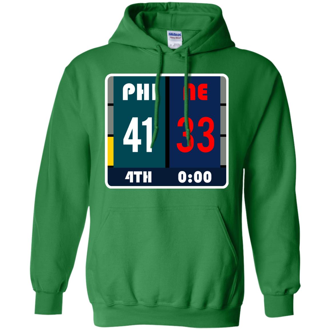 Football Philadelphia T-shirt Eagles Vs New England Irish Green