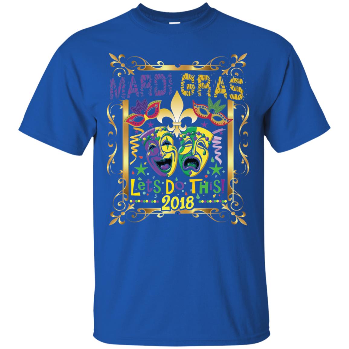 Fleur Symbol New Orleans Parade Mardi Gras T-shirt Royal