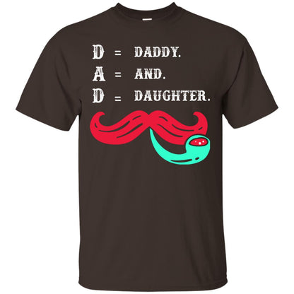 Daddy And Daughter Dad Shirt For Father_s Day Dark Chocolate