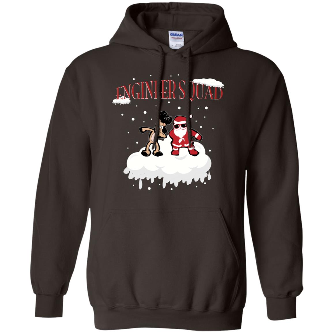 Engineer Squad Engineering X-mas Gift Shirt Dark Chocolate