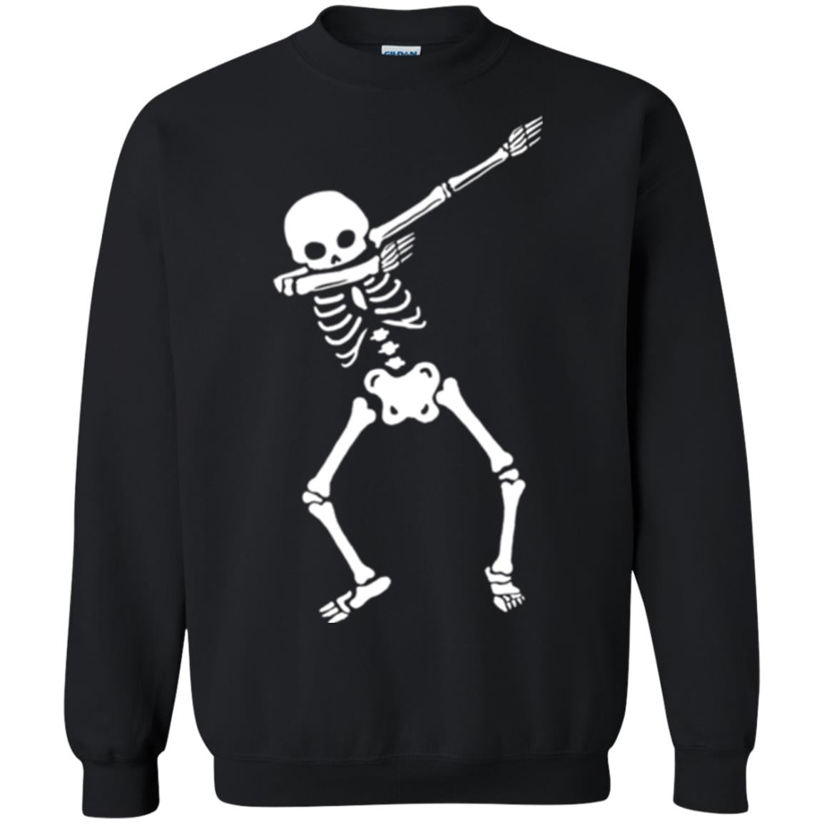 Dabbing Skeleton T Shirt Black