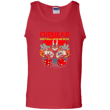 Gamer T-shirt Cuphead Don_t Deal With The Devil Red
