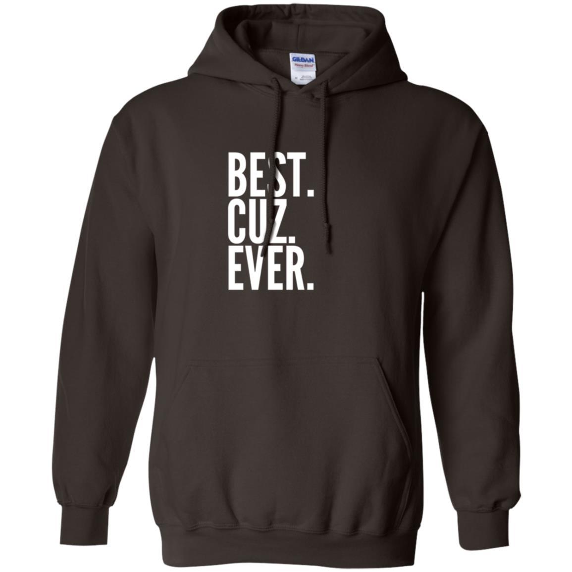 Family T-shirt Best Cuz Ever Dark Chocolate