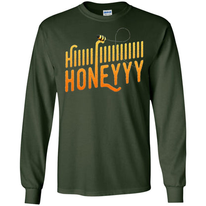 Bee T-shirt Hi Honey T-shirt Forest Green
