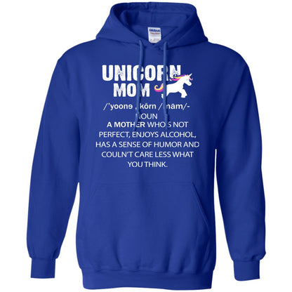 Unicorn Mom Shirt Royal