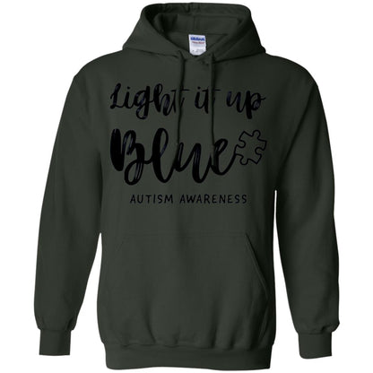 Autism Awareness Shirts Light It Up Blue Forest Green