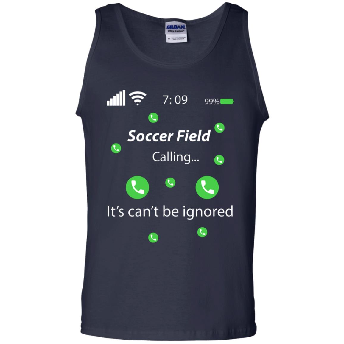 Soccer Field Is Calling It Can't Be Ignored Soccer Lovers Shirt Navy