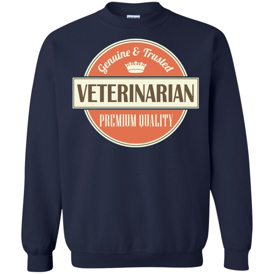 Veterinarian T-shirt Genuine And Trusted Permium Quality Navy