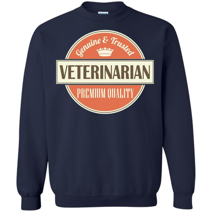 Veterinarian T-shirt Genuine And Trusted Permium Quality Navy