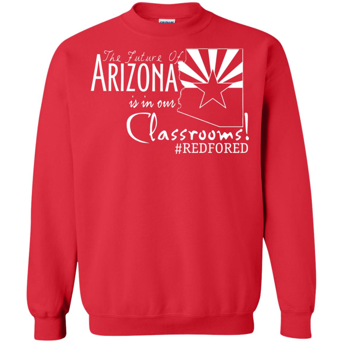 Arizona Teacher Tshirt The Future Of Arizona Is In Our Classrooms Red