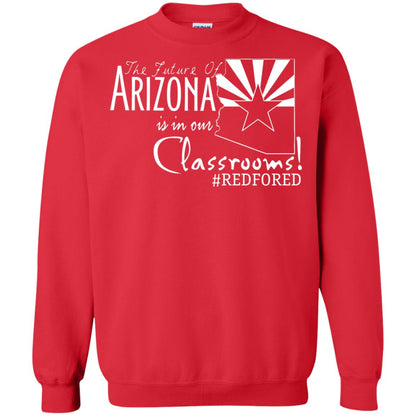 Arizona Teacher Tshirt The Future Of Arizona Is In Our Classrooms Red