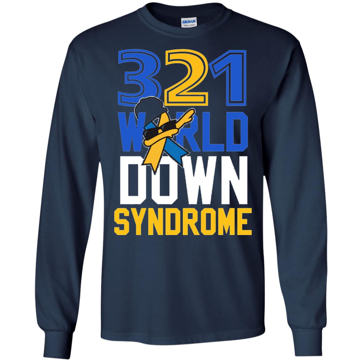 Awareness March 21 World Down Syndrome Day Shirt Navy