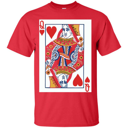 Valentines Day T-shirt Queen Of Hearts Cards Couple Red