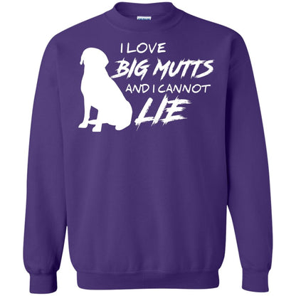 Dog Lover T-shirt I Love Big Mutts And I Cannot Lie Purple