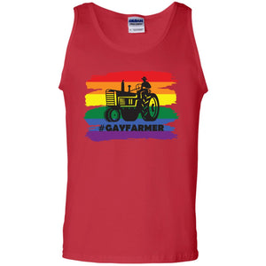 Hashtag Gay Farmer Lgbt Pride Month 2018 ShirtG220 Gildan 100% Cotton Tank Top