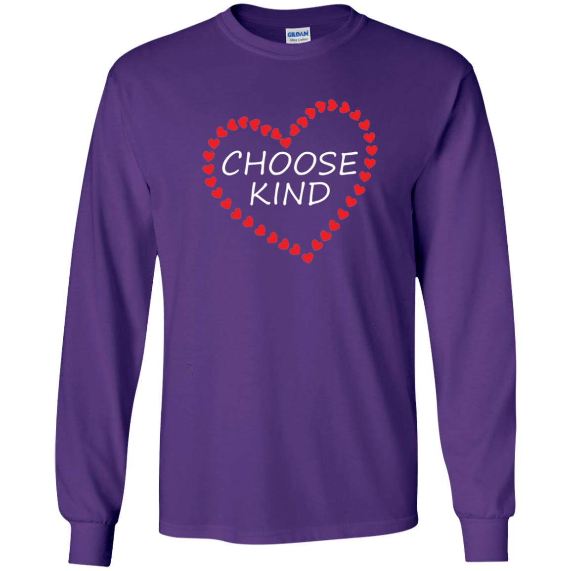 Choose Kind Heart Anti Bullying Shirt Purple