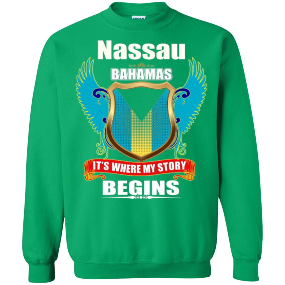 Bahamian T-shirt Nassau Bahamas T-shirt Irish Green