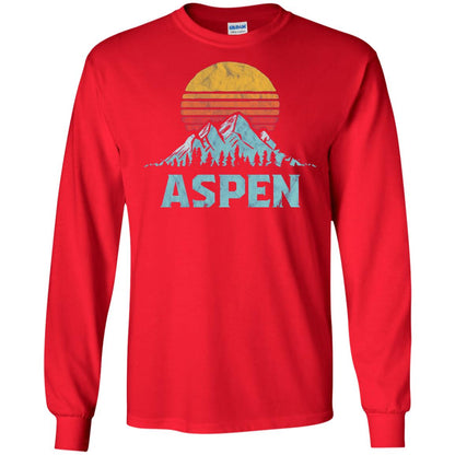 Aspen Mountain T-shirt Red