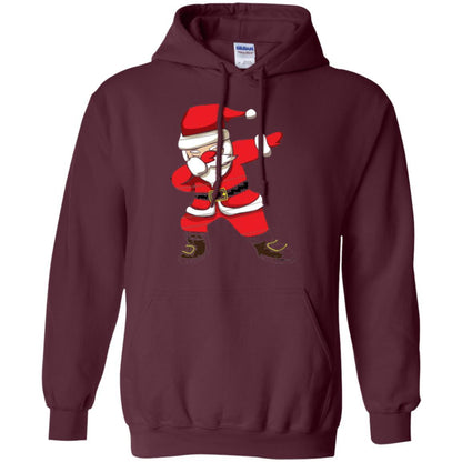 Christmas T-shirt Dabbing Santa Christmas T-shirt Maroon