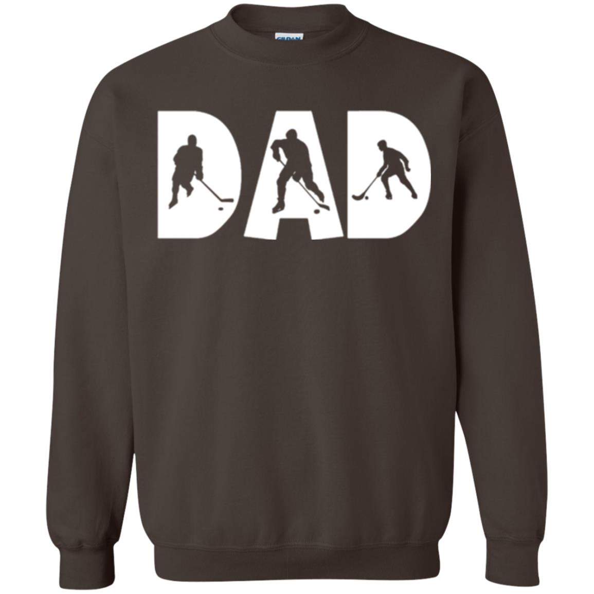 Daddy T-shirt Hockey Lover Dark Chocolate