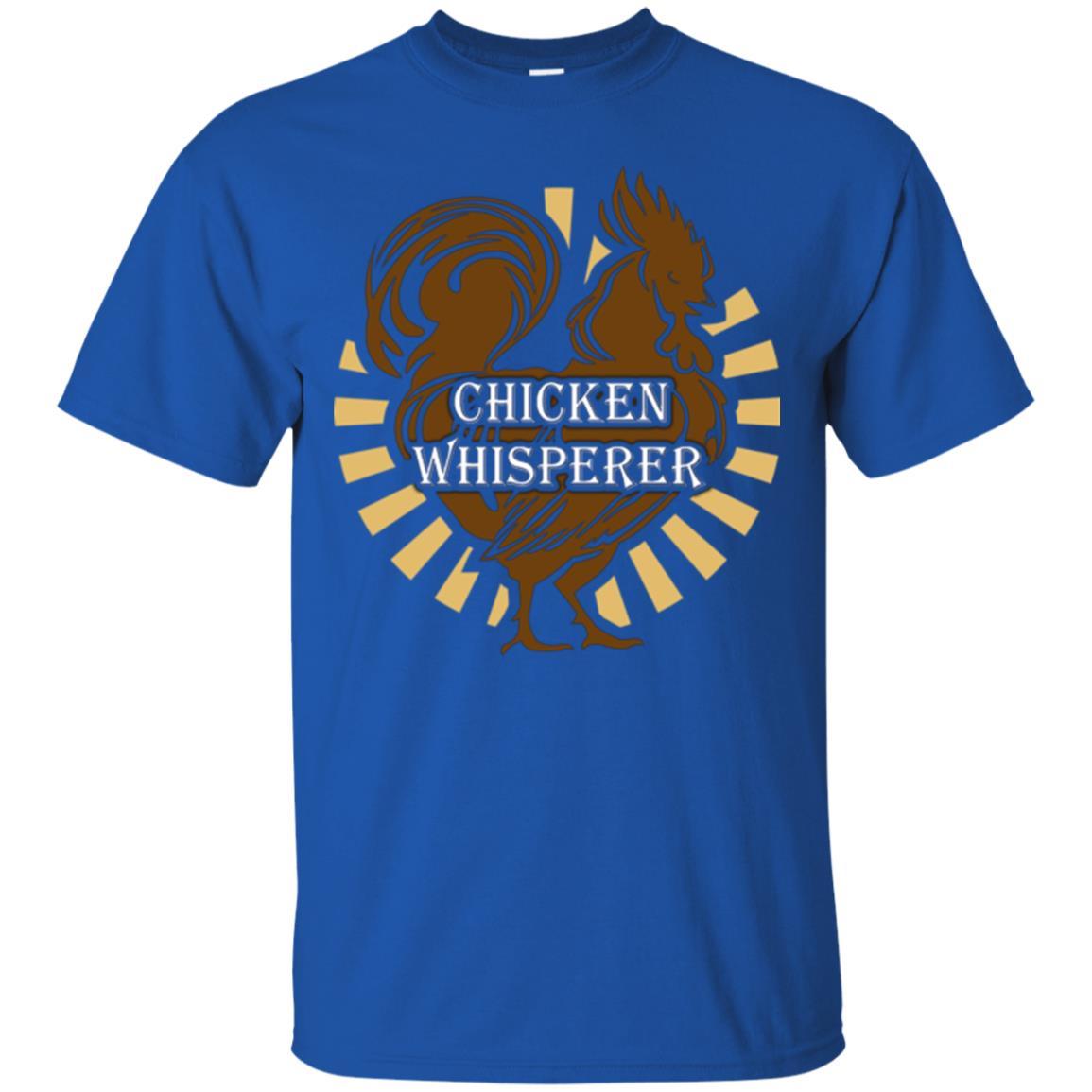Farmer T-shirt Chicken Whisperer Royal