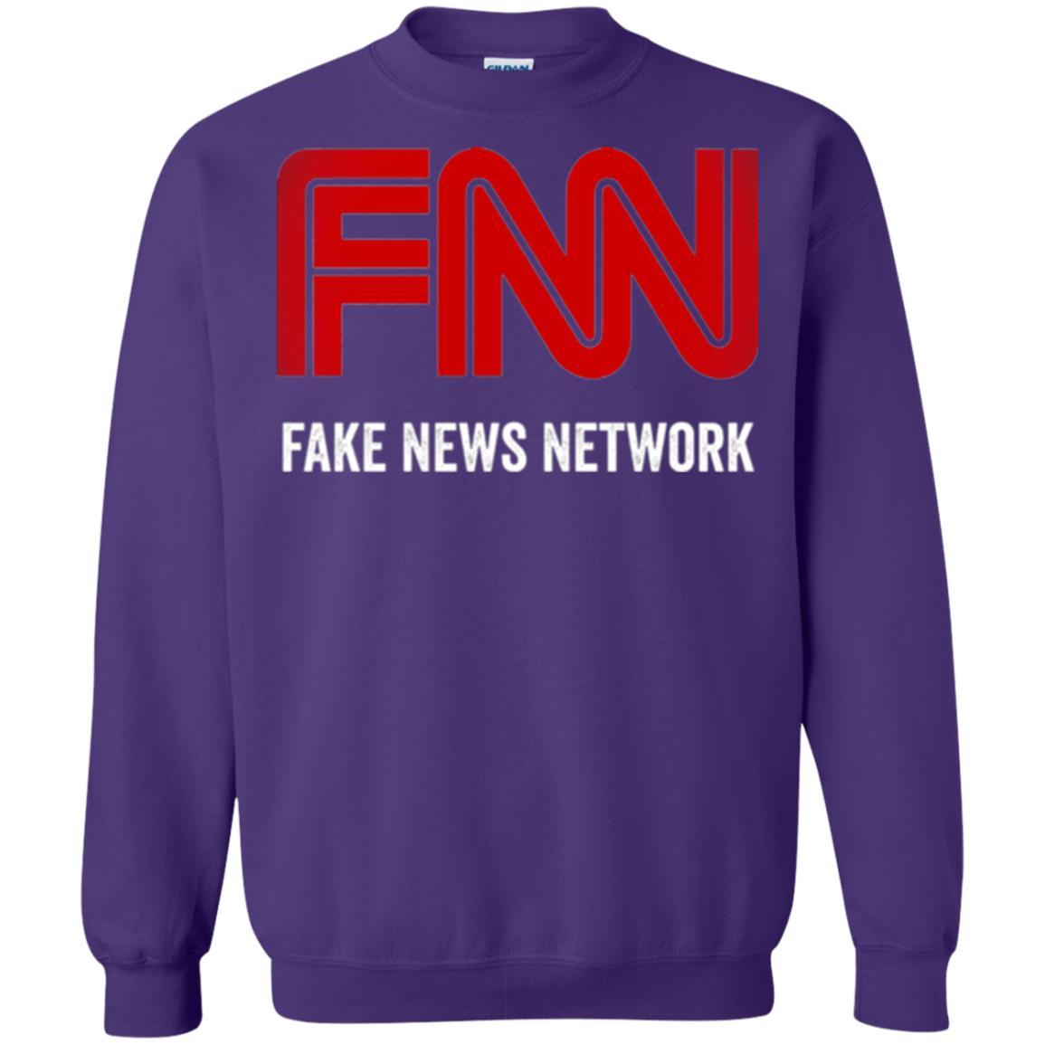 Anti Trump T-shirt Fnn The Fake News Network Purple